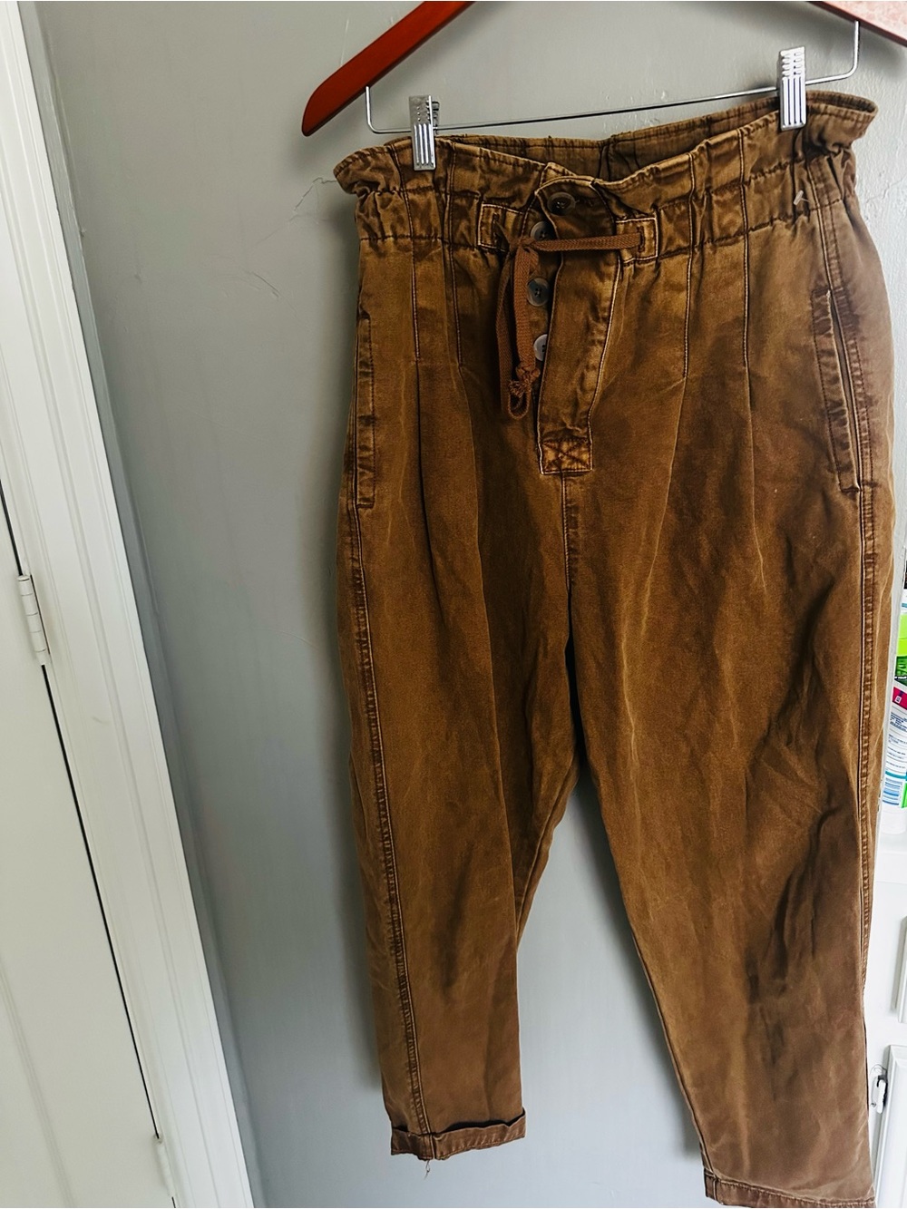 Free People Boyfriend Jeans in Brown
